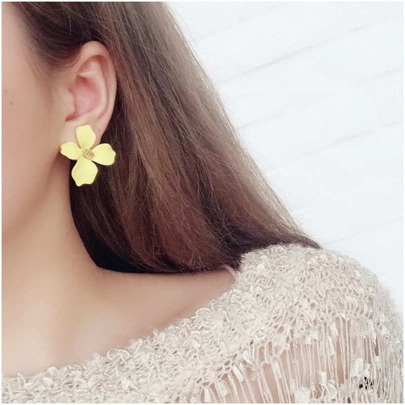 Sommerblüten-Blumenohrringe