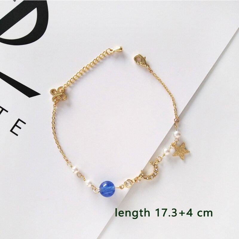 Süße Blumen- und Sternenarmbandkollektion