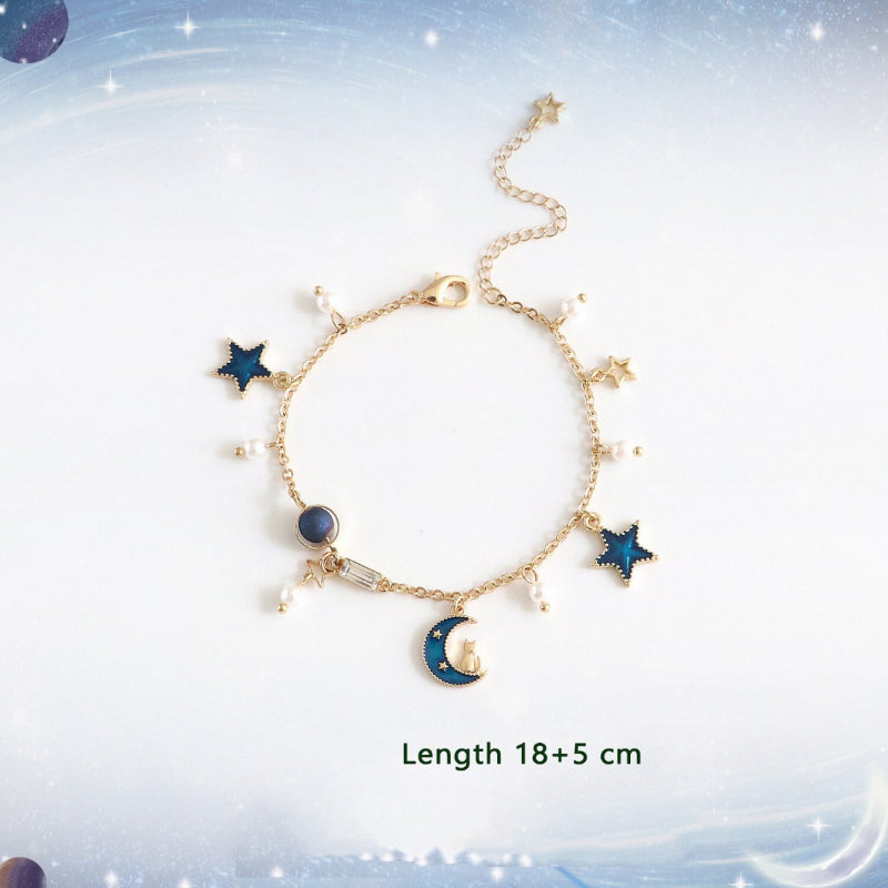 Süße Blumen- und Sternenarmbandkollektion