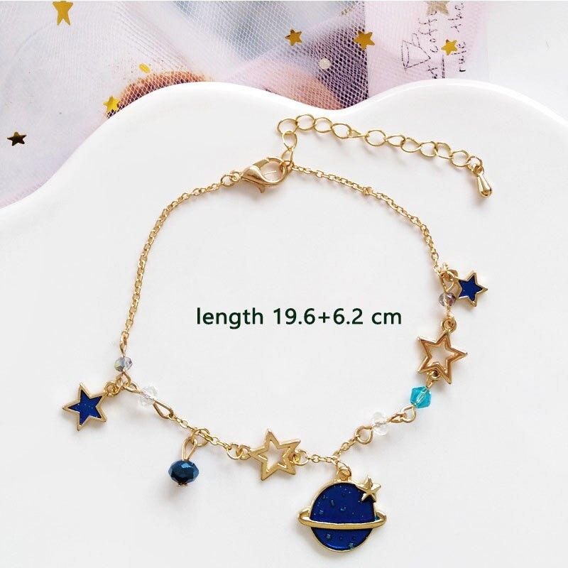 Süße Blumen- und Sternenarmbandkollektion