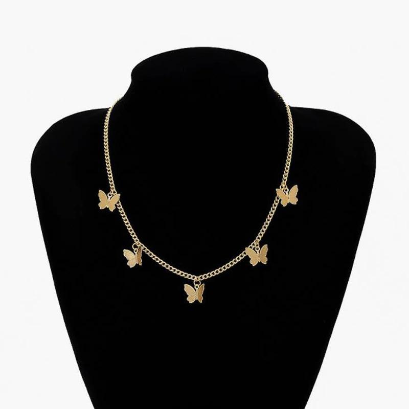 Dicke und klobige Halskette im Punk-Stil