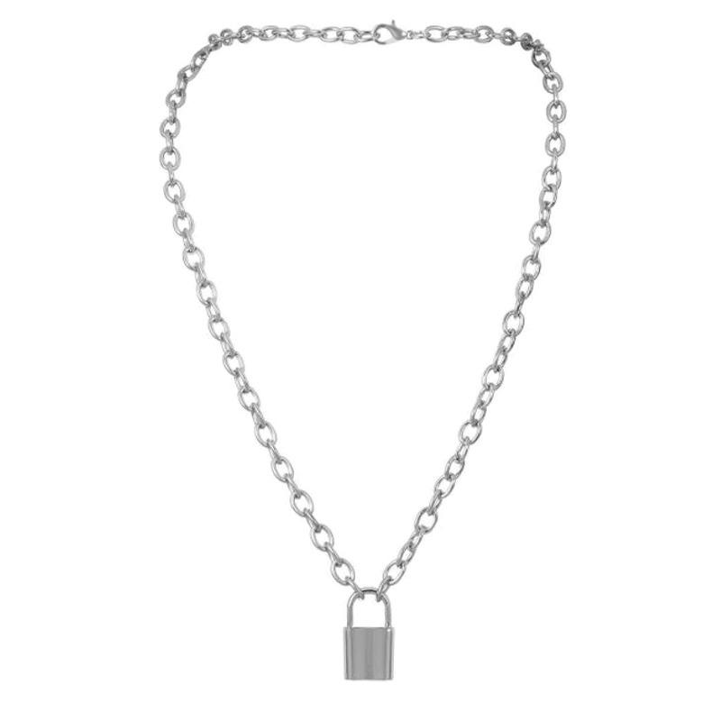 Dicke und klobige Halskette im Punk-Stil