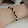Zeitlose Edelstahl-Gliederkette, Modeschmuck-Armbänder