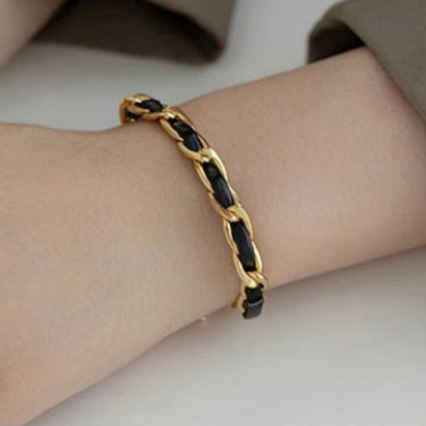 Zeitlose Edelstahl-Gliederkette, Modeschmuck-Armbänder