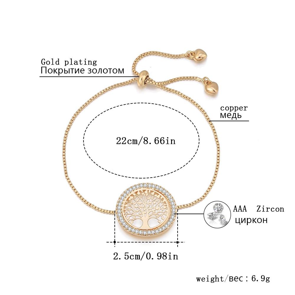 Baum des Lebens Kristall Armband