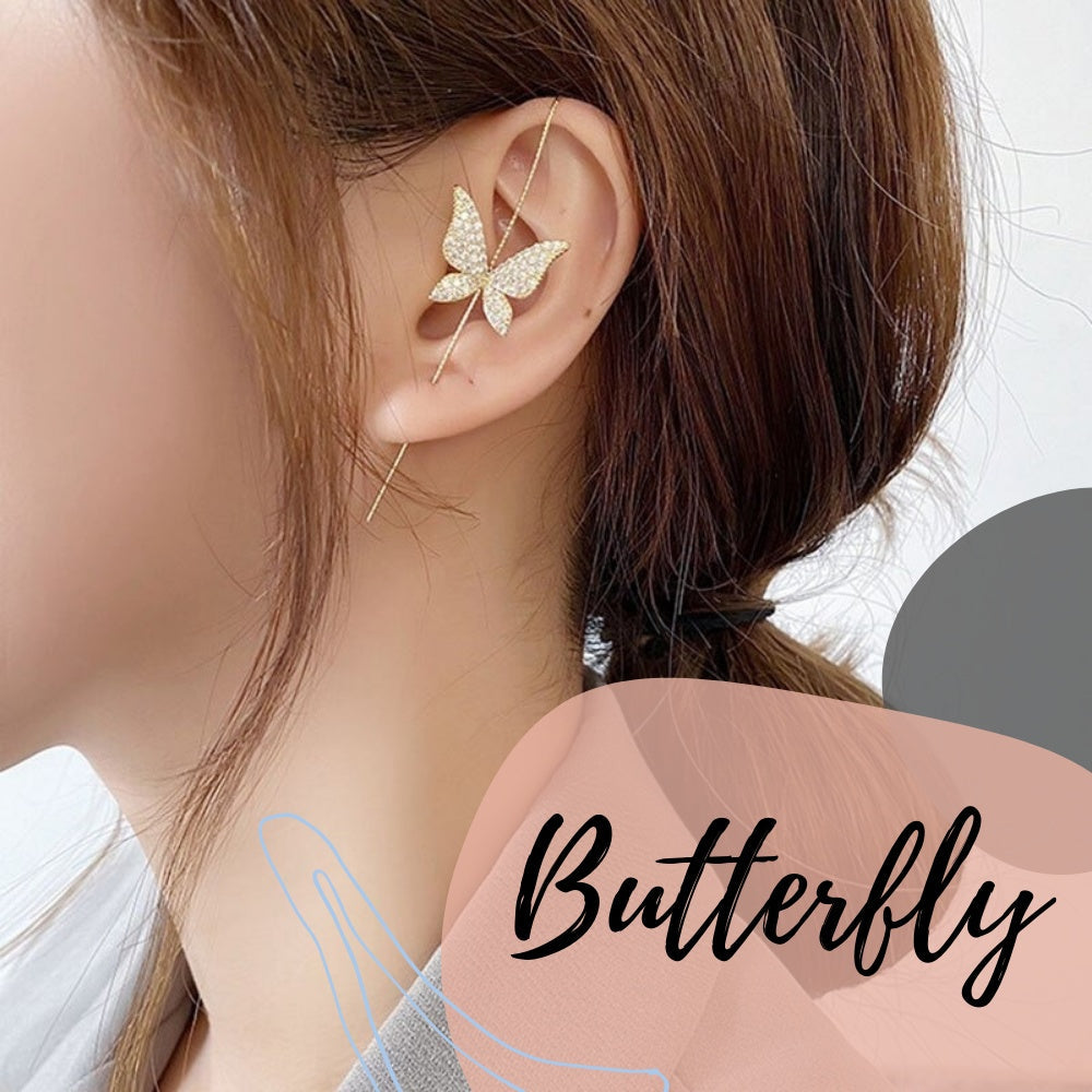 Trendsetter – Crawler-Ohrringe mit Strasssteinen