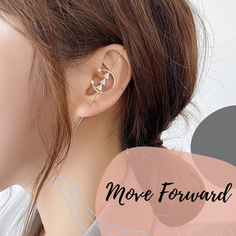 Trendsetter – Crawler-Ohrringe mit Strasssteinen