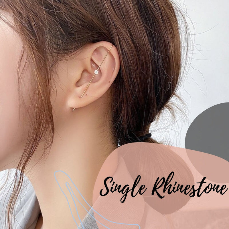 Trendsetter – Crawler-Ohrringe mit Strasssteinen