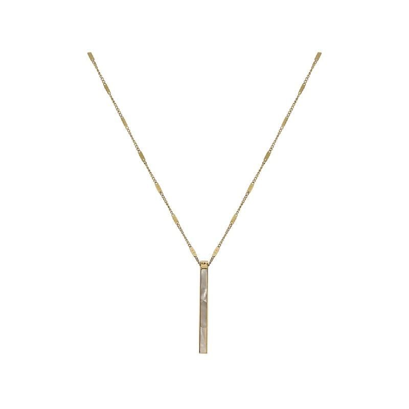 Trendy Fashion gehobene luxuriöse Halsketten mit vertikalem Muschel-Anhänger in mehreren Stilen