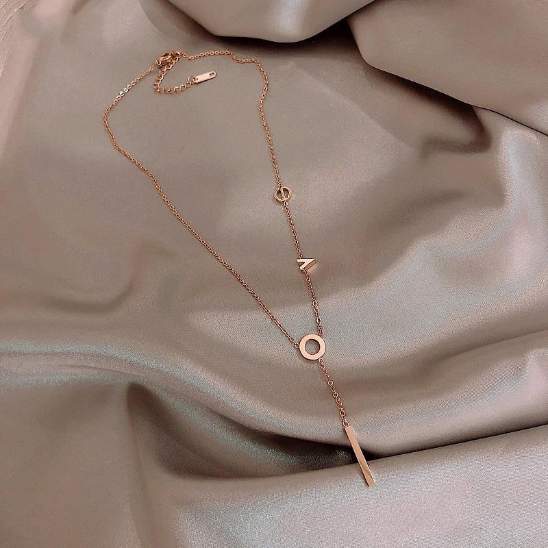 Trendy Fashion gehobene luxuriöse Halsketten mit vertikalem Muschel-Anhänger in mehreren Stilen