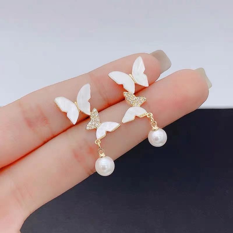 Trendy Summer Wondrous Perlen- und Blatt-Ohrhänger-Kollektion