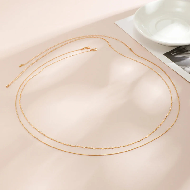 Bauchkette für Damen – verstellbarer, mehrlagiger, zarter Taillenschmuck