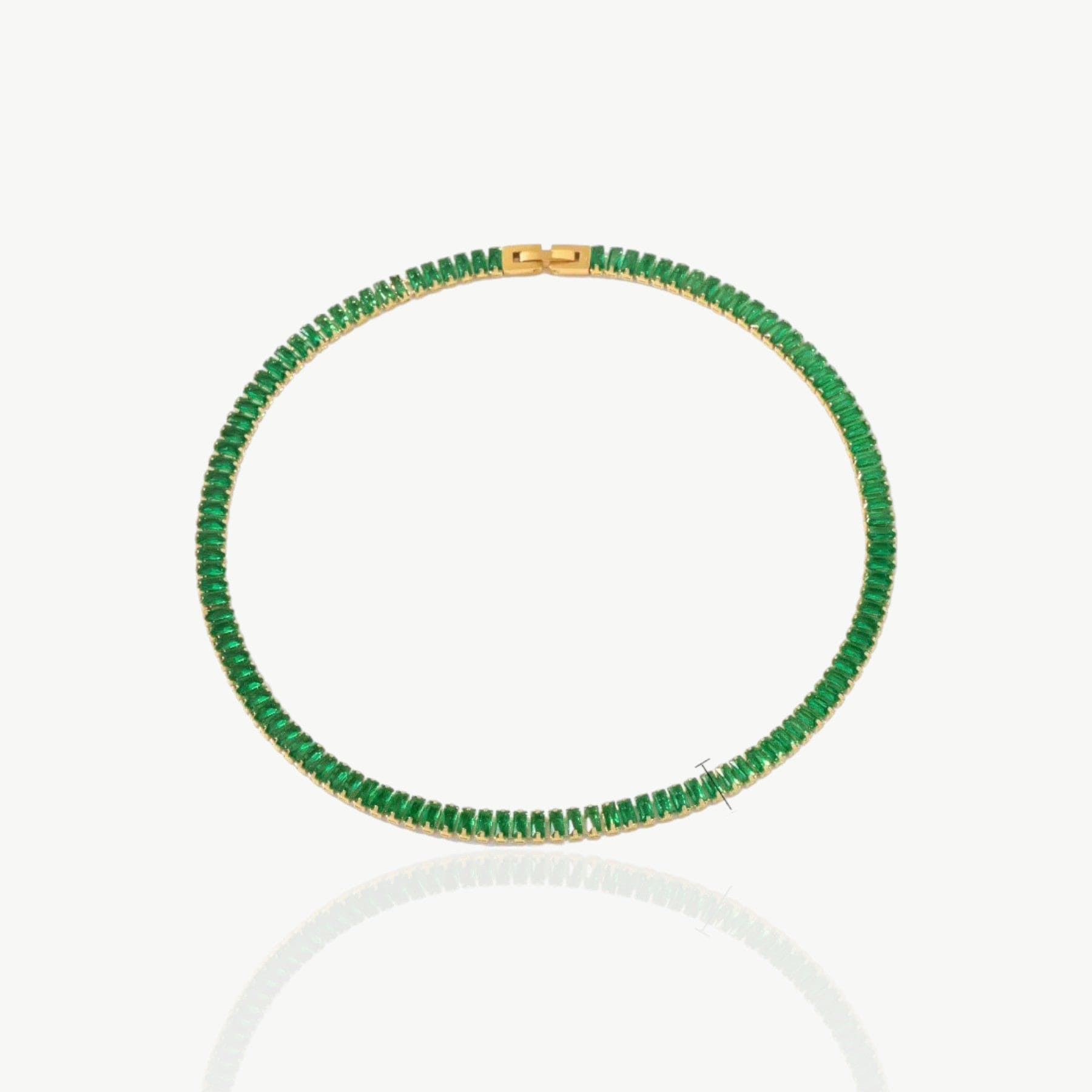 Bunte Halskette mit Zirkonia