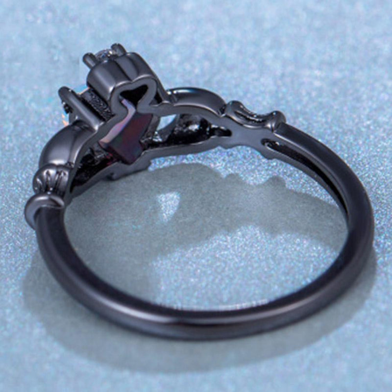 Vintage Herzförmiger Opalring