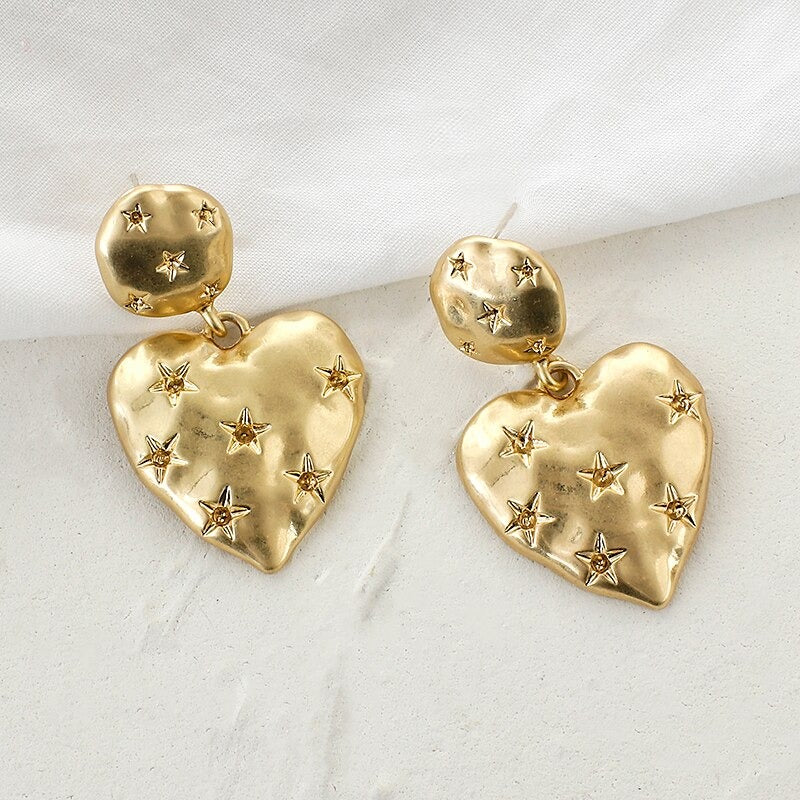 Vintage geknotete runde geometrische Statement-Ohrring-Kollektion