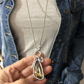 Statement-Halsketten im Vintage-Stil mit langen Strass-Anhängern