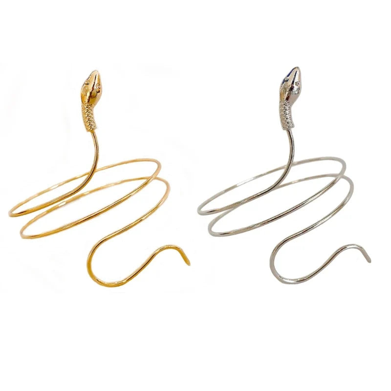 Schlangenarmreif für Damen - Eleganter verstellbarer Schlangenarmreif