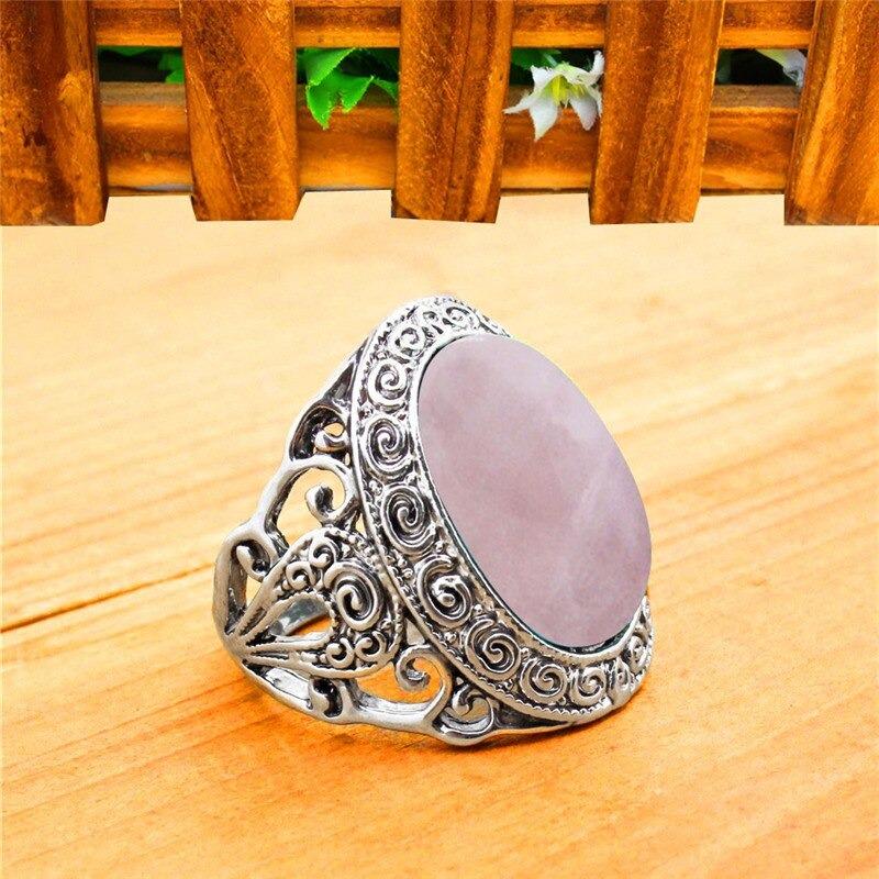 Erdsteinringe im Vintage-Stil