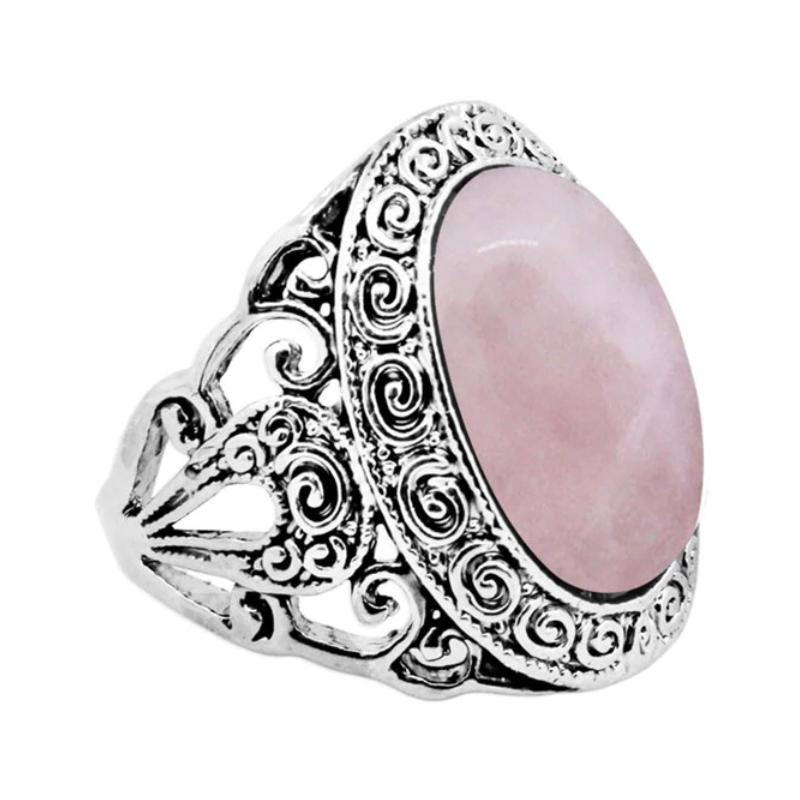 Erdsteinringe im Vintage-Stil