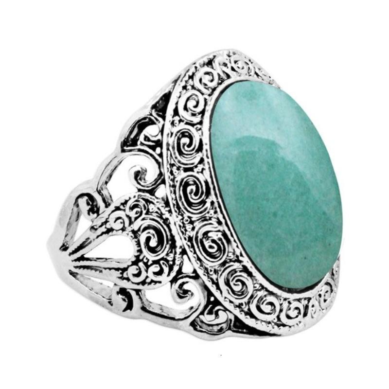 Erdsteinringe im Vintage-Stil