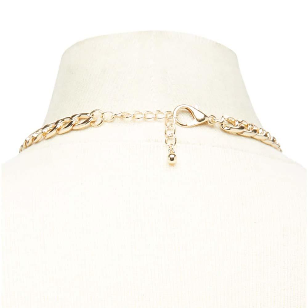 Voguish Link Kette Choker Halskette für Frauen Zubehör