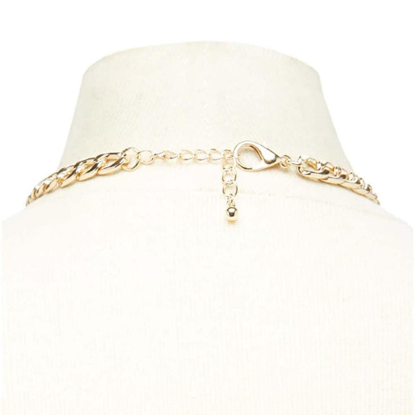 Voguish Link Kette Choker Halskette für Frauen Zubehör