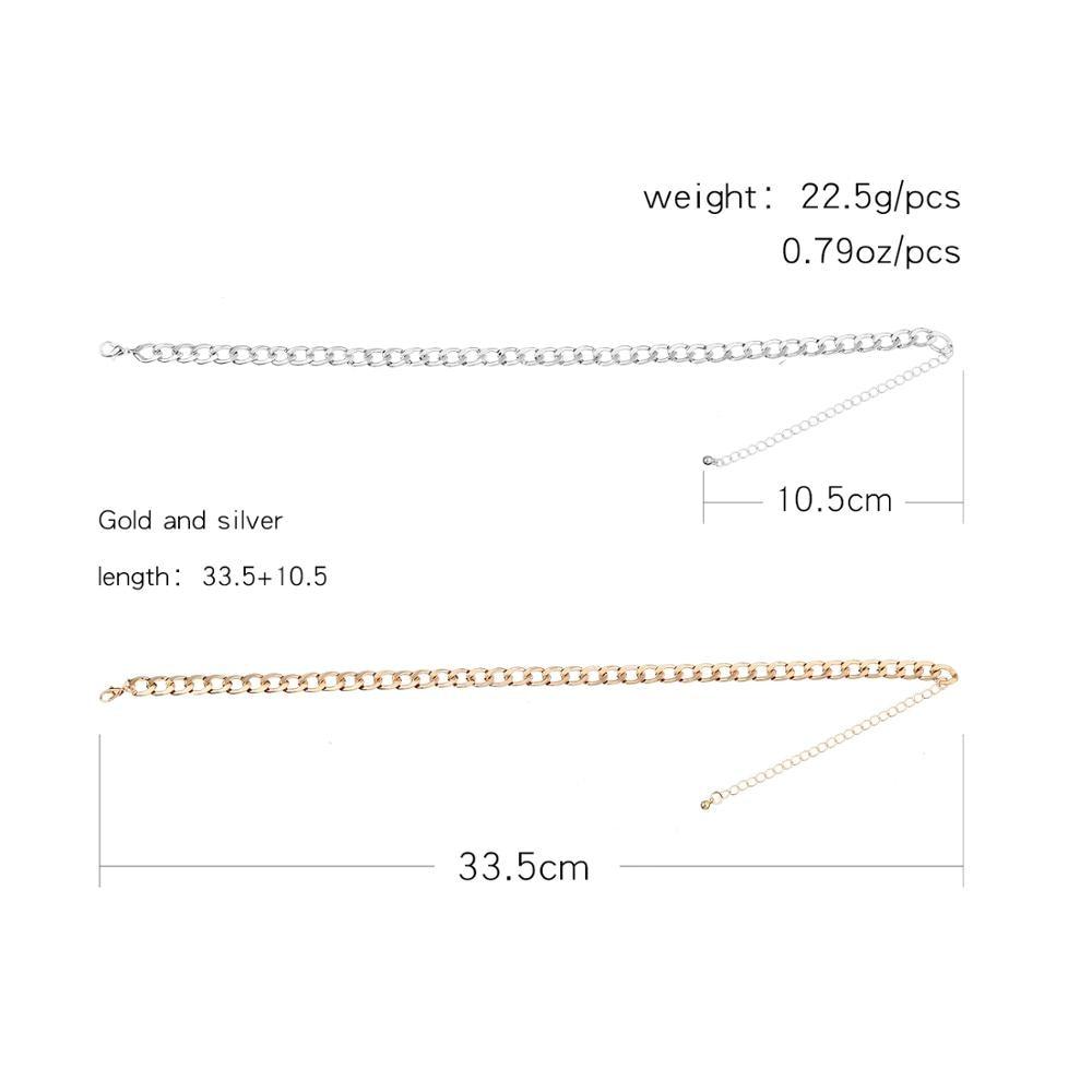 Voguish Link Kette Choker Halskette für Frauen Zubehör