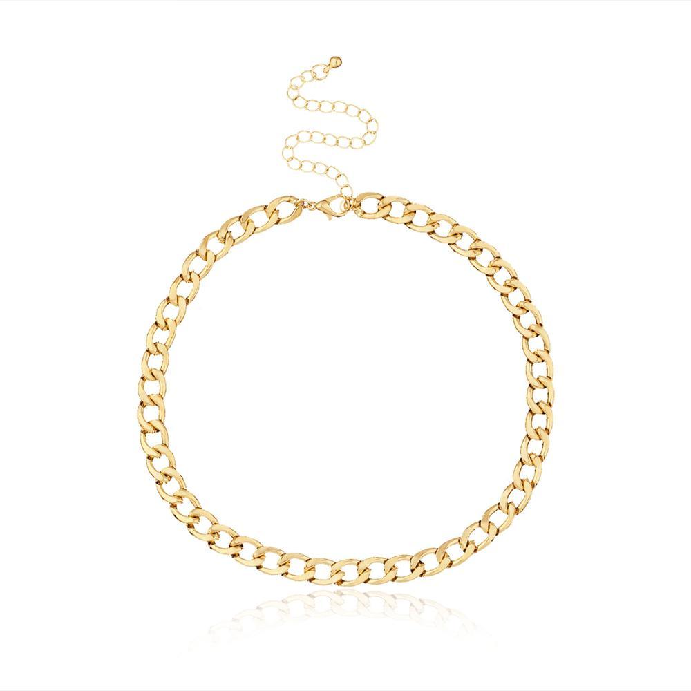 Voguish Link Kette Choker Halskette für Frauen Zubehör