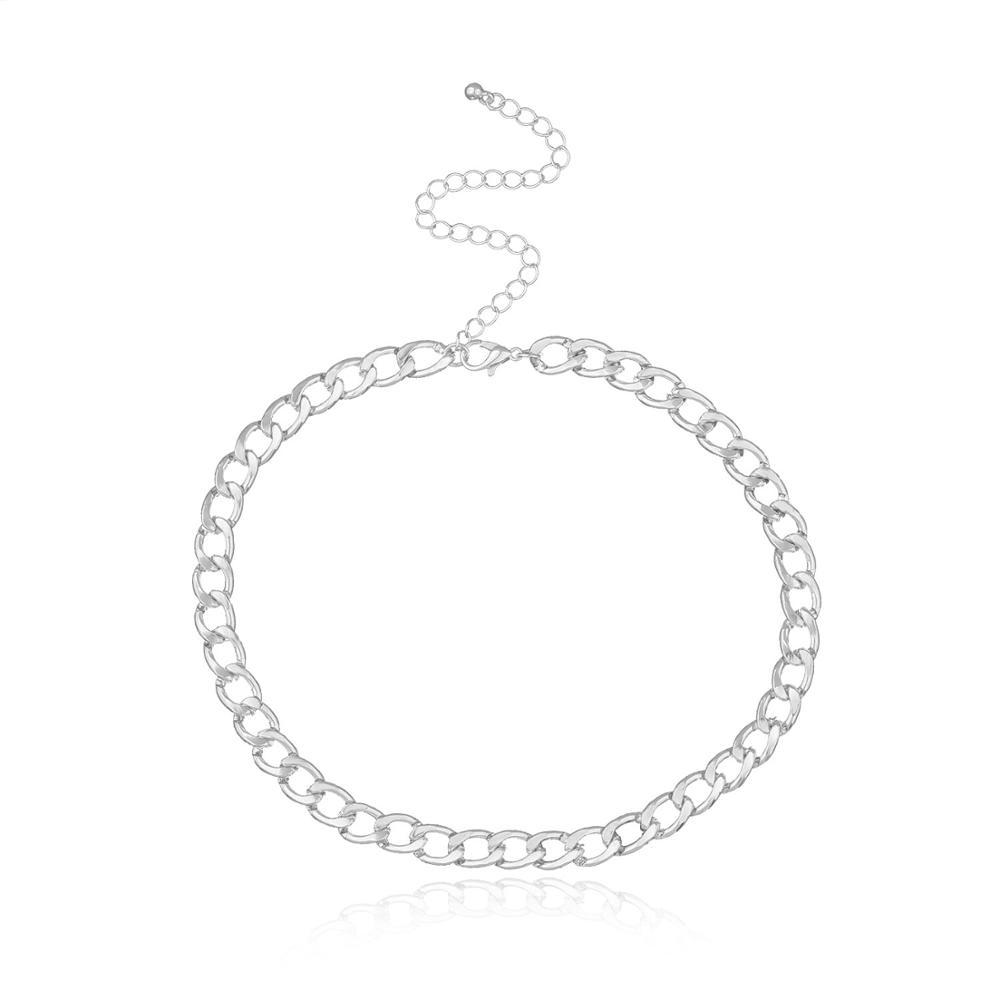 Voguish Link Kette Choker Halskette für Frauen Zubehör
