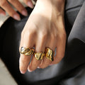 Gewellter Goldring