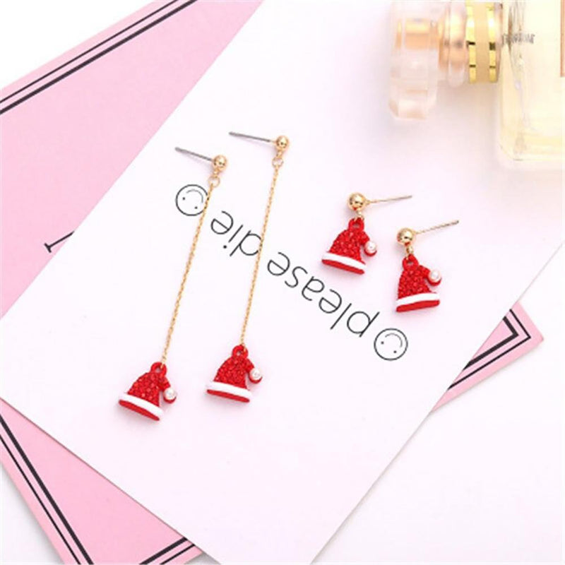 Wunderschöne weihnachtliche Modeohrringe