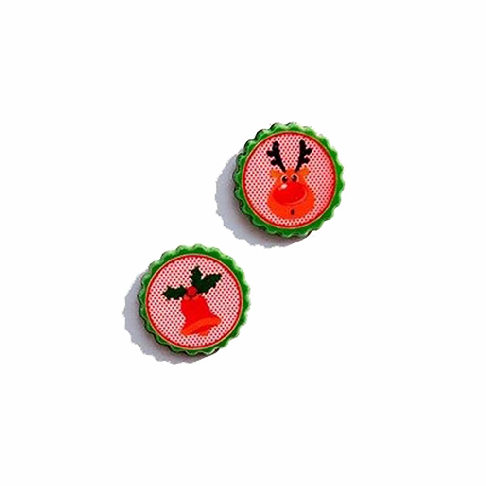 Wunderschöne weihnachtliche Modeohrringe