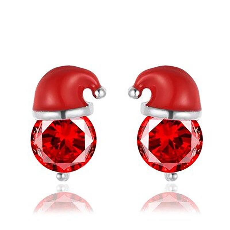 Wunderschöne weihnachtliche Modeohrringe