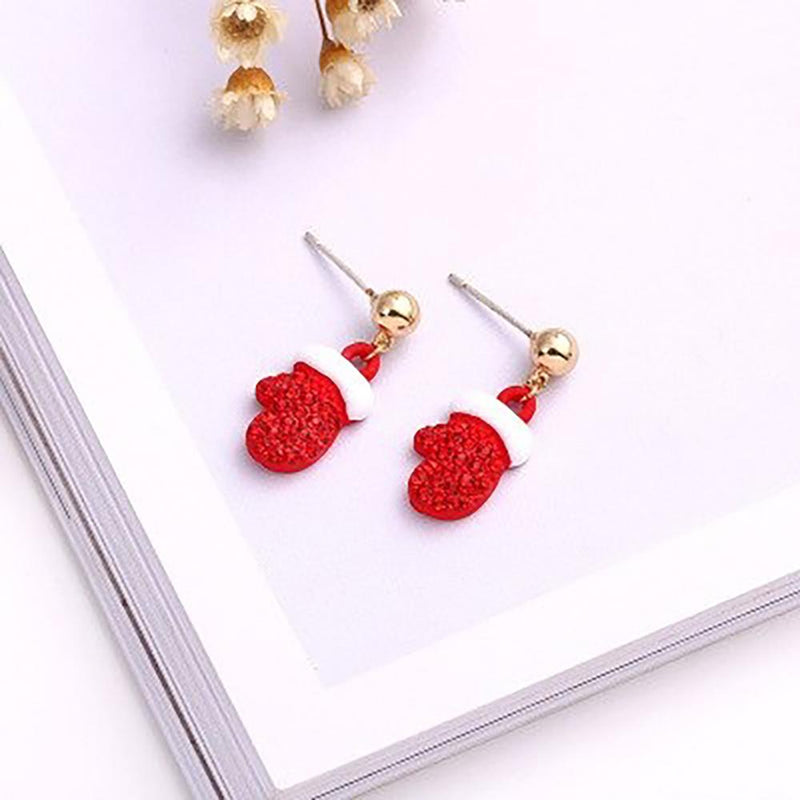 Wunderschöne weihnachtliche Modeohrringe