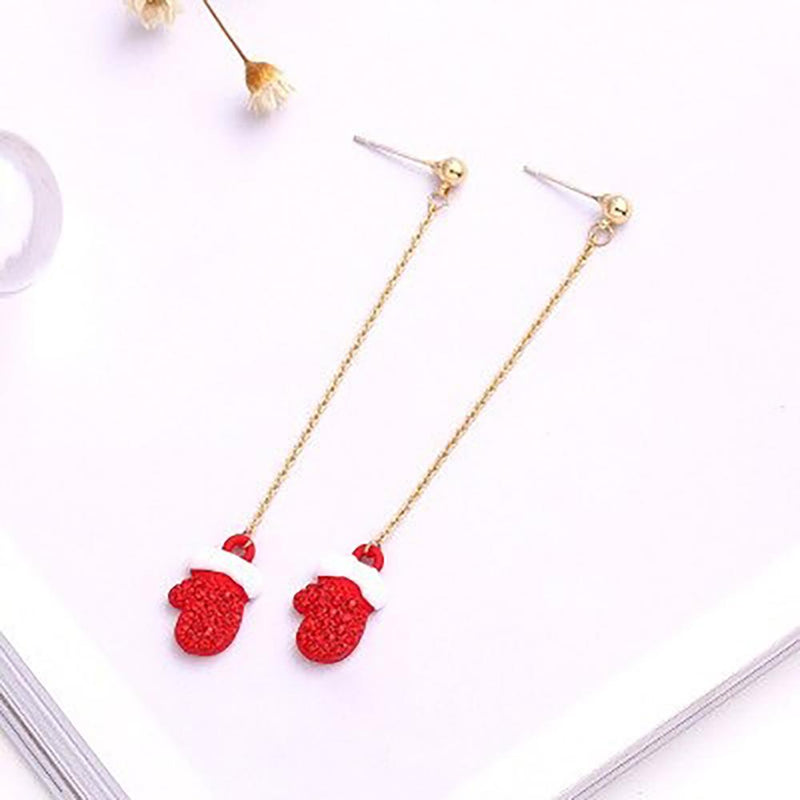 Wunderschöne weihnachtliche Modeohrringe