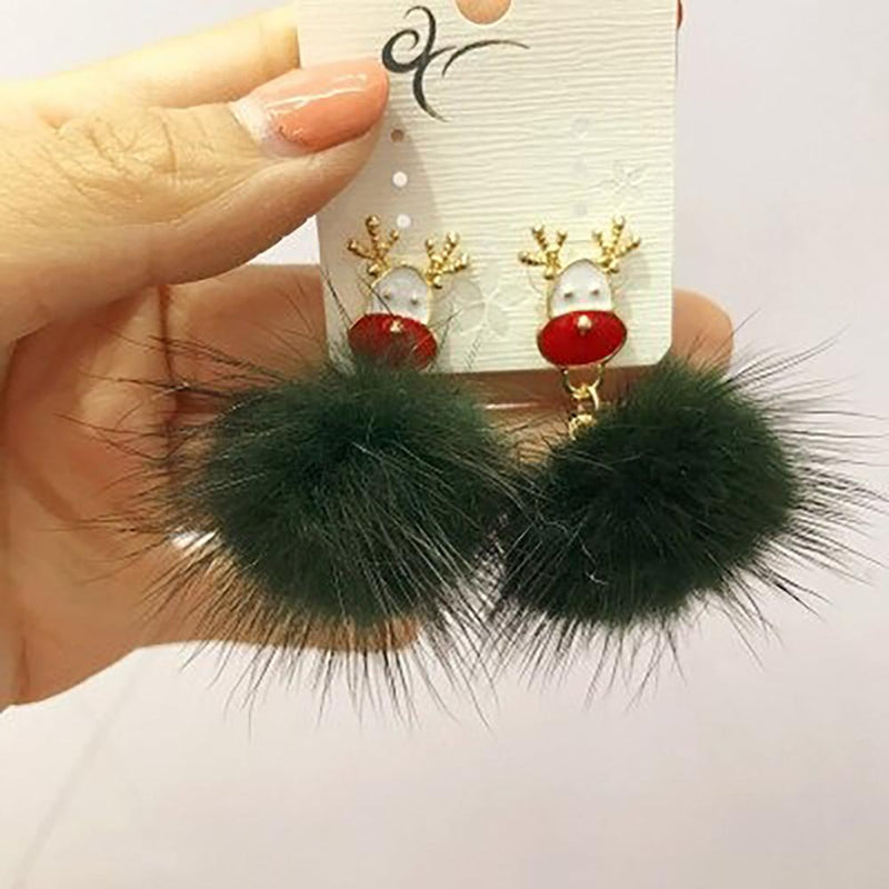 Wunderschöne weihnachtliche Modeohrringe