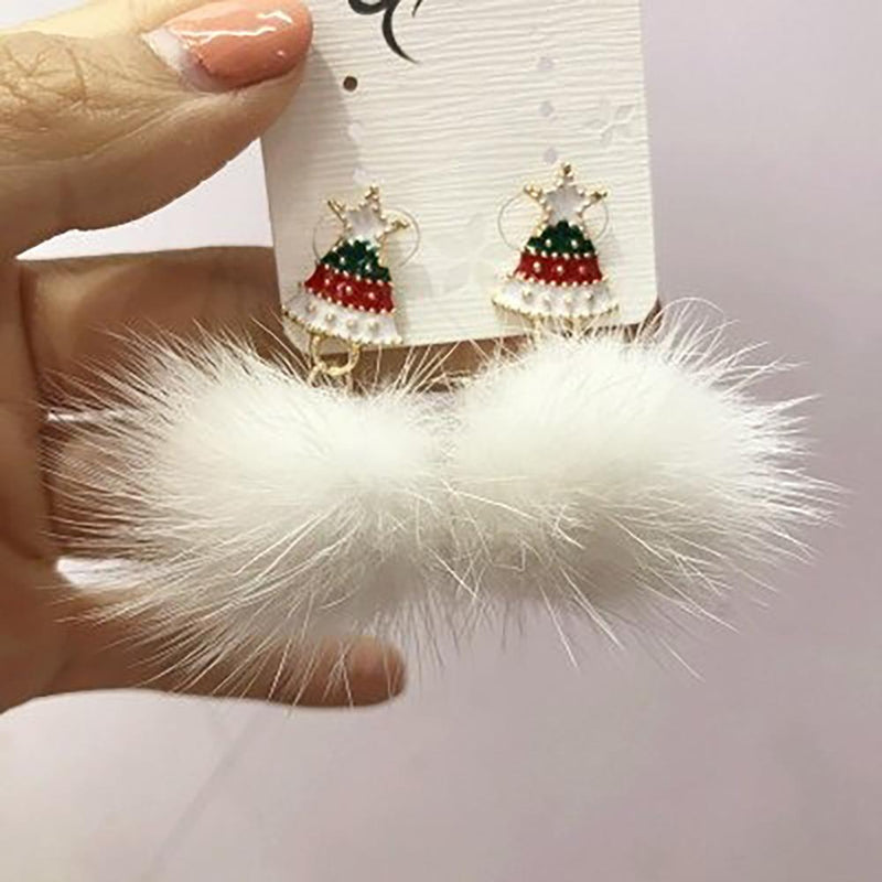 Wunderschöne weihnachtliche Modeohrringe