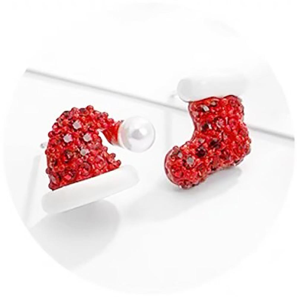 Wunderschöne weihnachtliche Modeohrringe