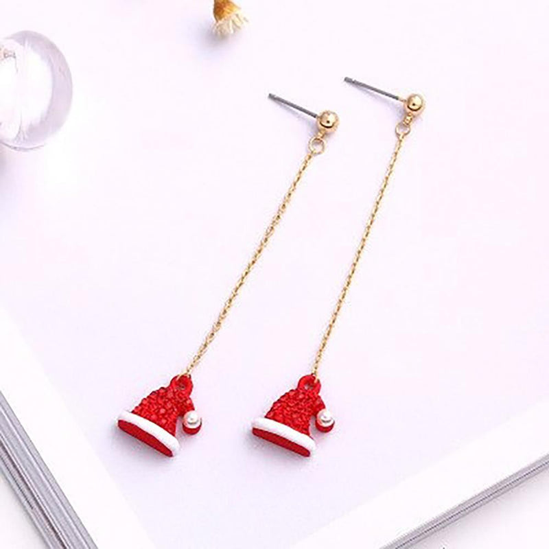 Wunderschöne weihnachtliche Modeohrringe