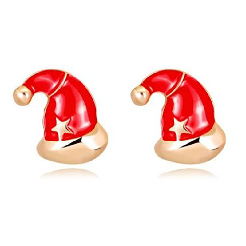 Wunderschöne weihnachtliche Modeohrringe