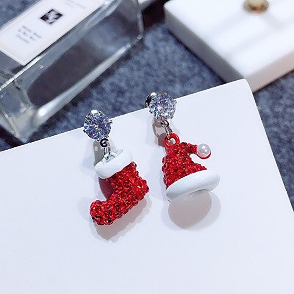 Wunderschöne weihnachtliche Modeohrringe