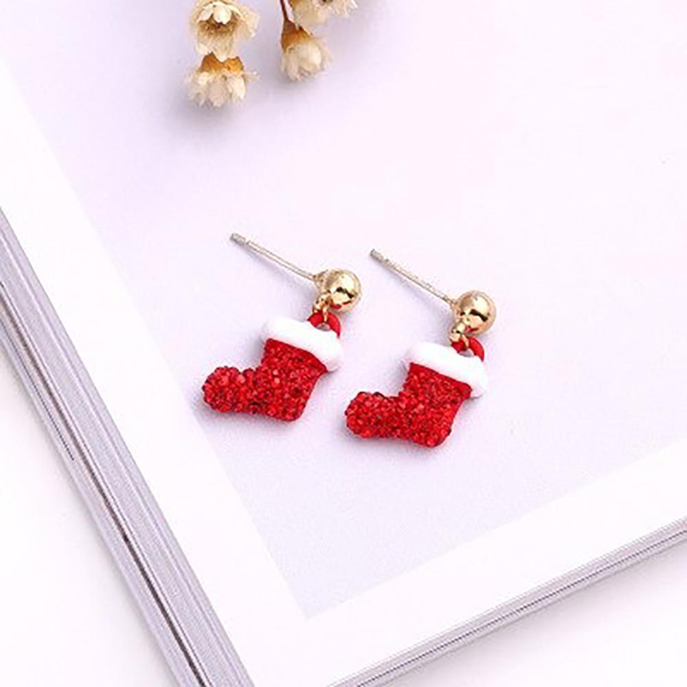 Wunderschöne weihnachtliche Modeohrringe