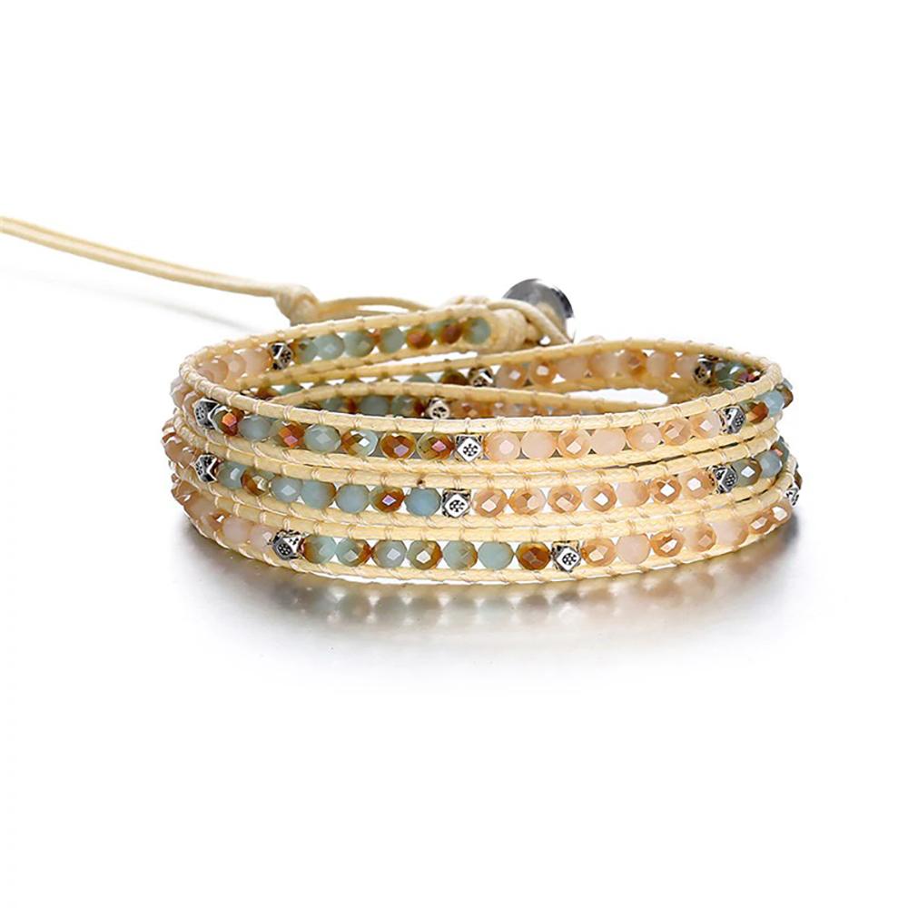 Wickelarmband mit böhmischen Perlen
