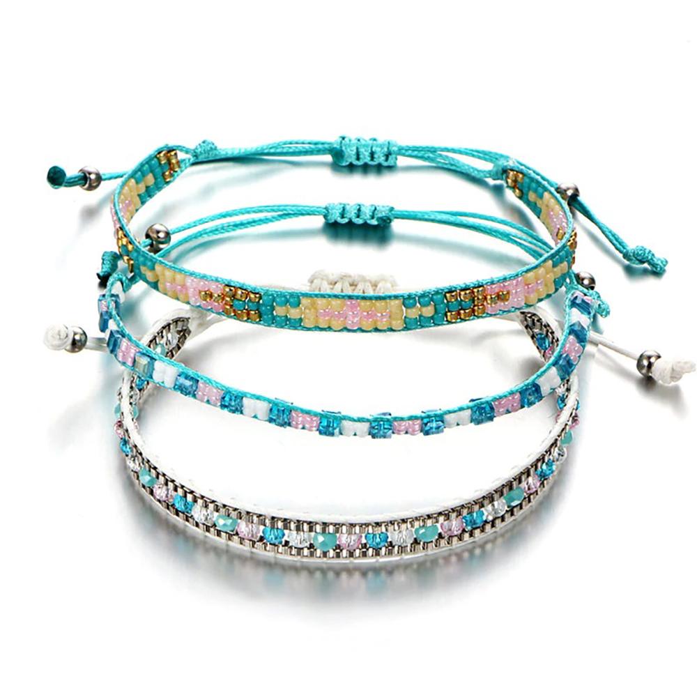 Wickelarmband mit böhmischen Perlen