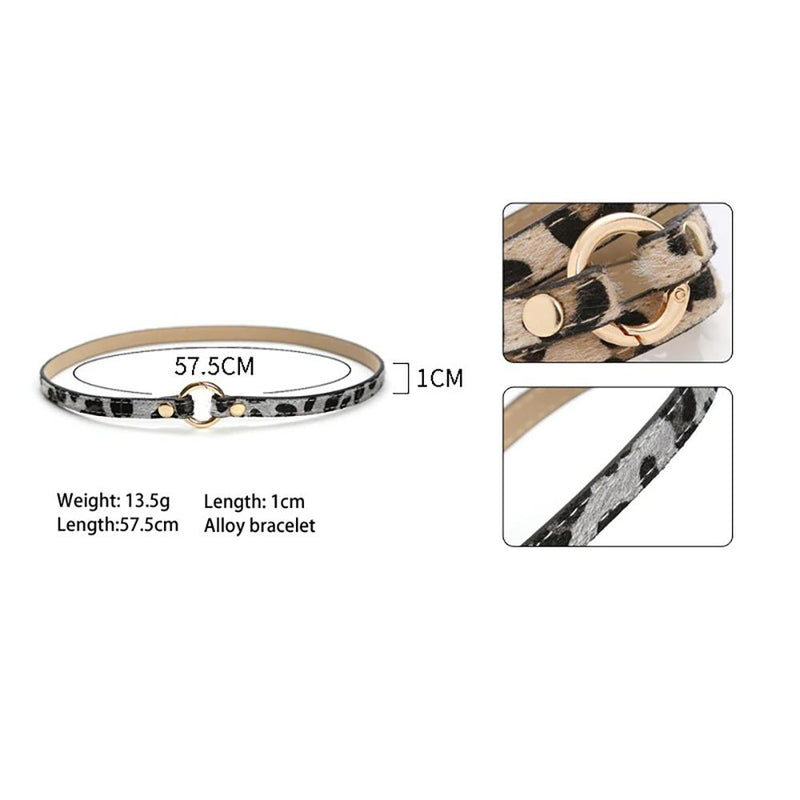 Wickelarmbänder mit Leopardenmuster