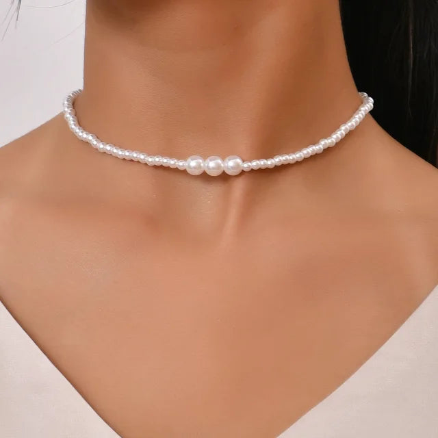 Luxuriöses Perlen-Halsband – elegante Halskette für Hochzeiten und formelle Anlässe
