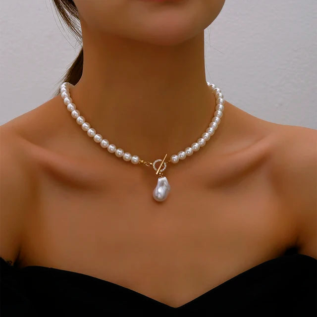 Luxuriöses Perlen-Halsband – elegante Halskette für Hochzeiten und formelle Anlässe
