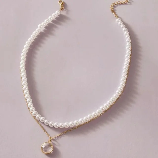 Luxuriöses Perlen-Halsband – elegante Halskette für Hochzeiten und formelle Anlässe