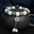 Carmiora White Bodhi Six True Words Schutzarmband