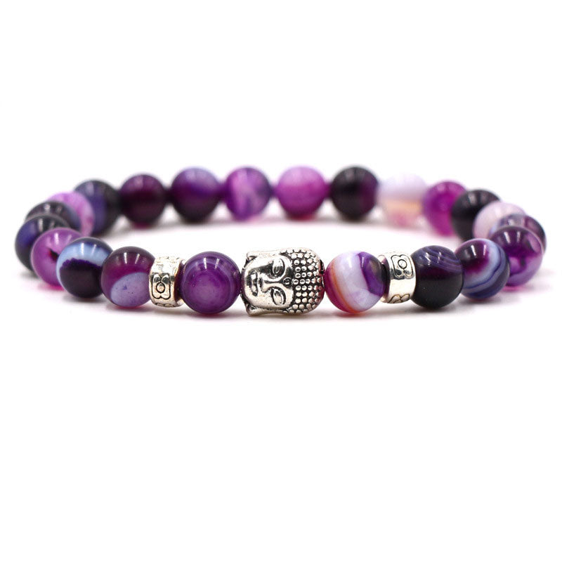 Carmiora Lila Achat Schutzarmband